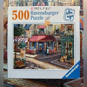 Ravensburger Jigsaw Puzzle 500 Piece Cafe L’Amour Paris France Random Cut